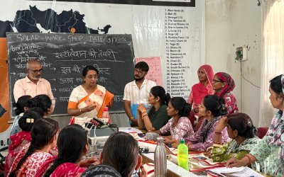 Ms. Priyanka Goswami, State Mission Director, Rajeevika Visited to Barefoot College